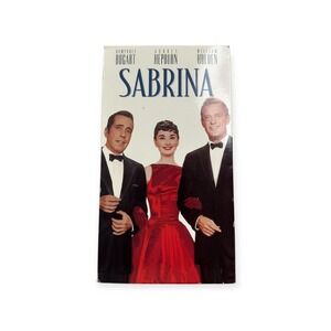 Sabrina VHS 1954 Audrey Hepburn Humphrey Bogart Paramount 5402 Black & White